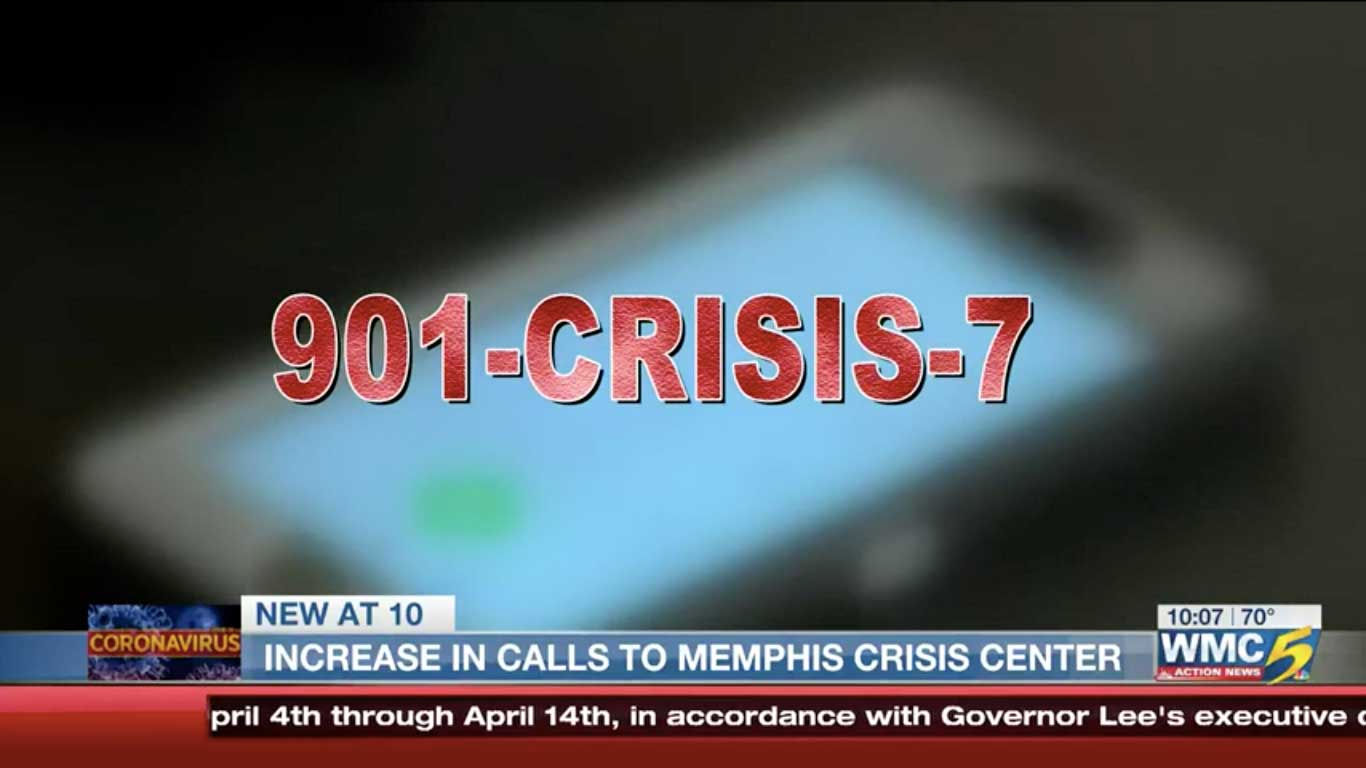 Memphis mental health hotline sees increase in calls during pandemic