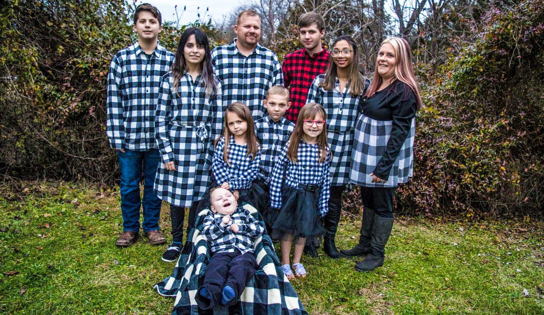 Flannel shirts for online family