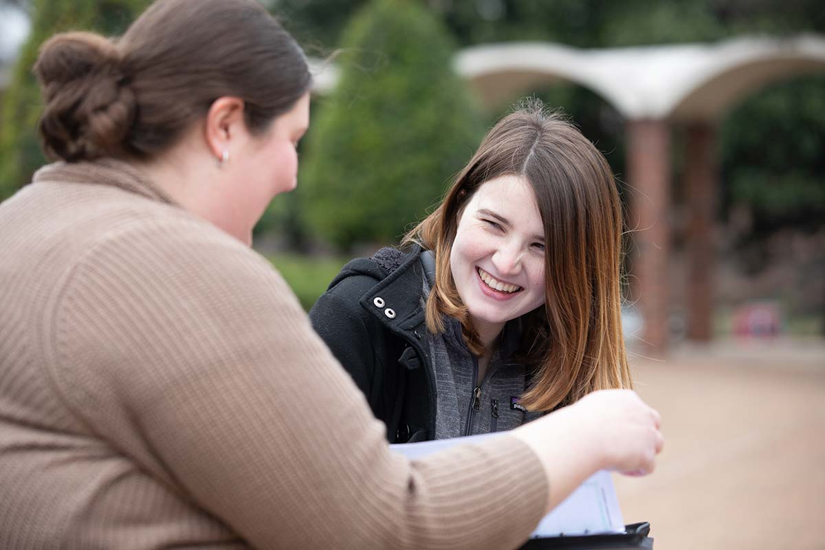 Abby with her Youth Villages specialist