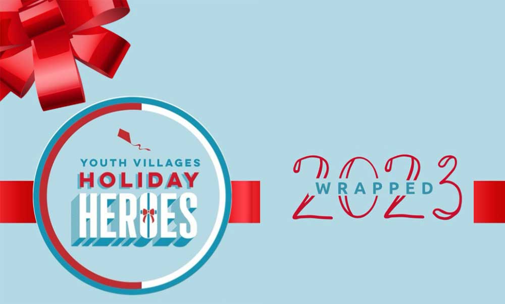 Holiday Heroes 2023 logo graphic