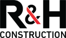 R & H construction logo