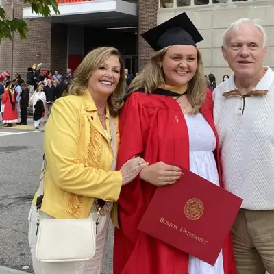 Candler family at graduation