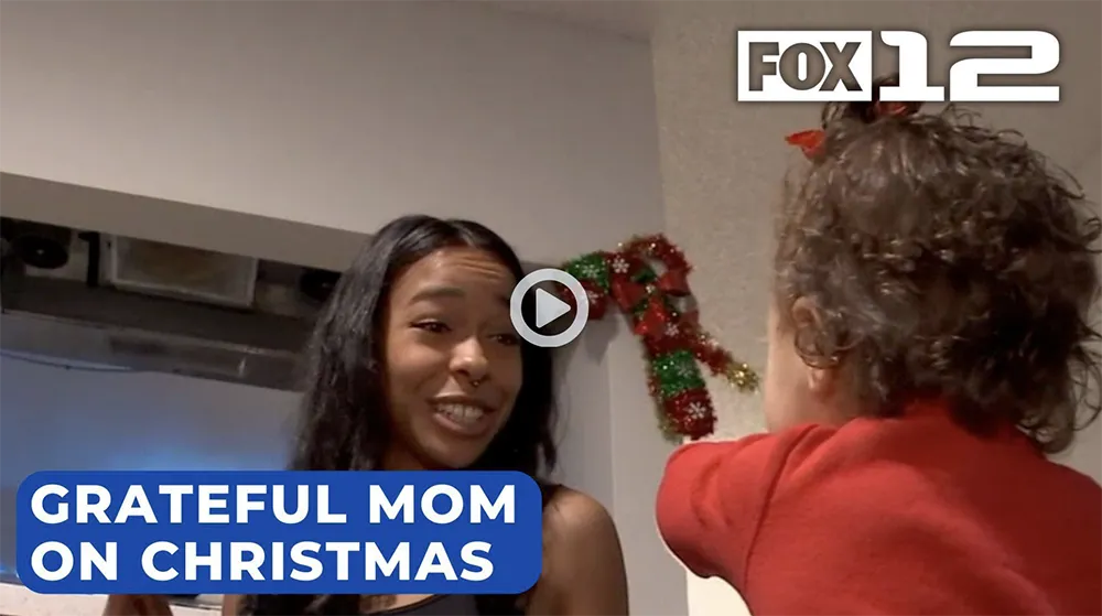 Beaverton mother grateful for holiday gifts from non-profit