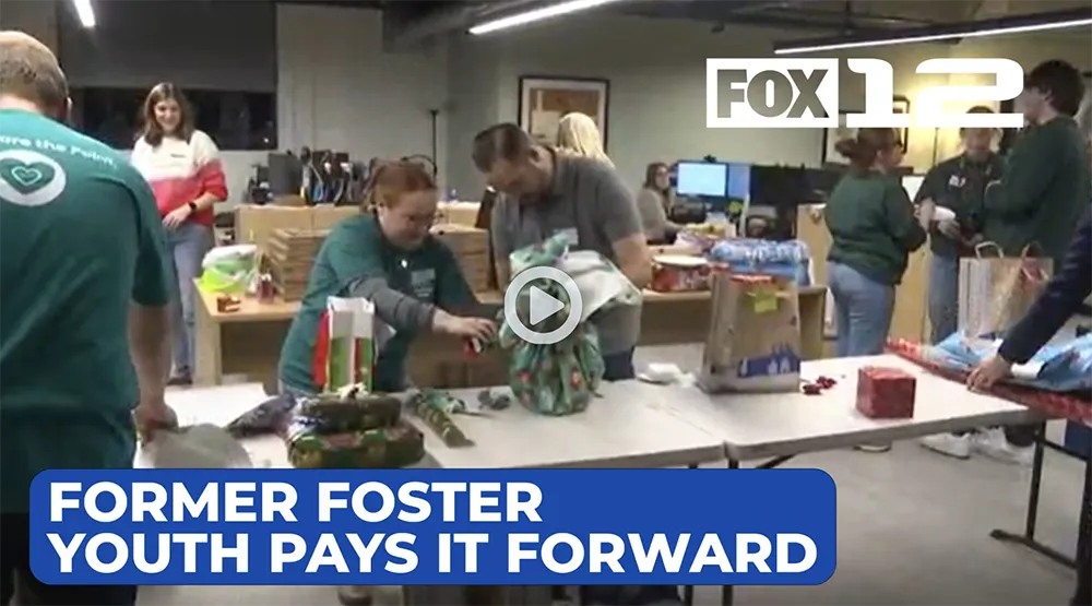 Former foster youth partner with Youth Villages Oregon to pay it forward