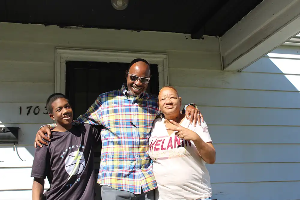 Intercept participants, Amir and Judy with their specialist, Dennis