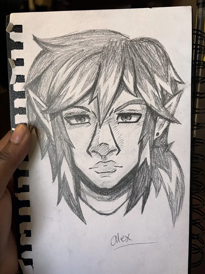 a drawing from LifeSet participant, Alex