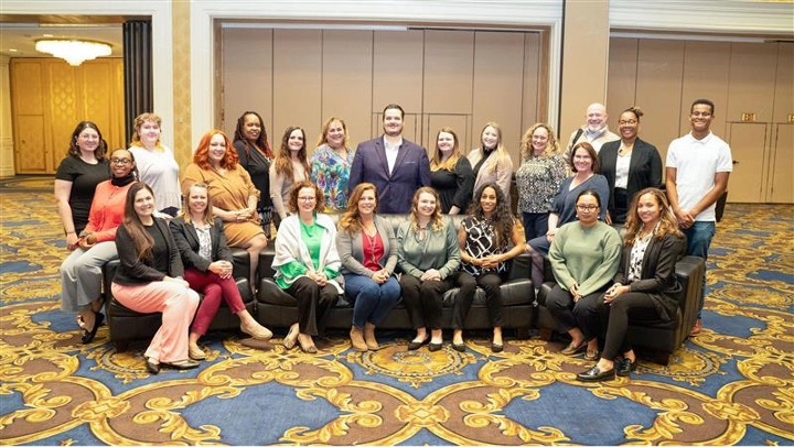 Members of the National Collaborative for Transition-Age Youth at a meeting in 2024.